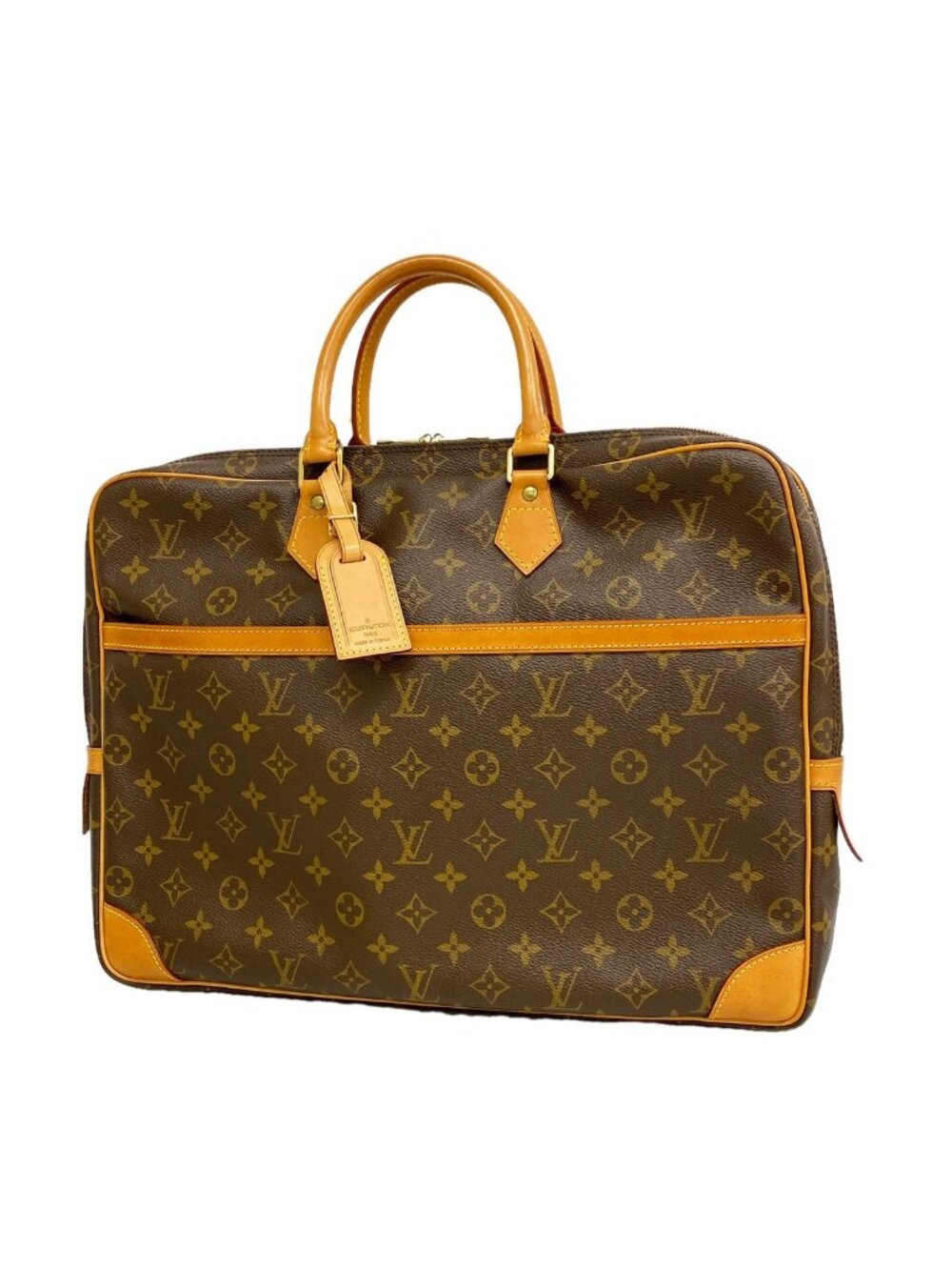 Louis Vuitton Handbag Monogram Porte Documents Voyage Brown